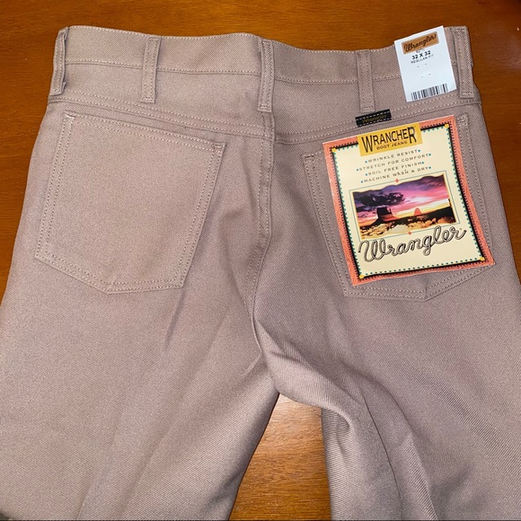 Wrangler khaki jeans mens NWT - Picture 5 of 5
